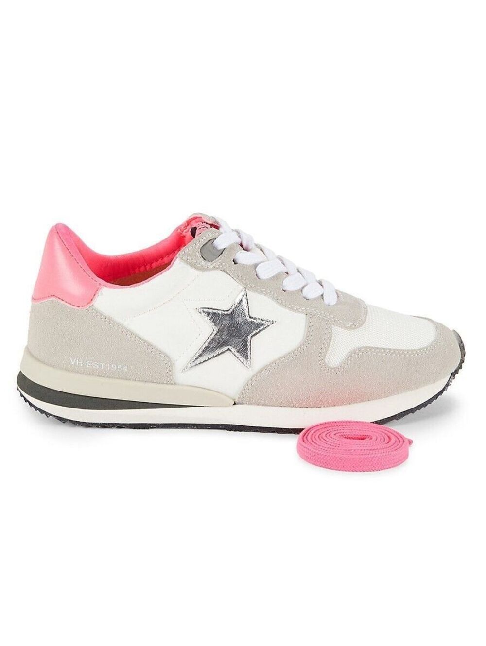 Vintage Havana Women's Star Low Top Sneakers -White-Pink-Silver 11 ($130)